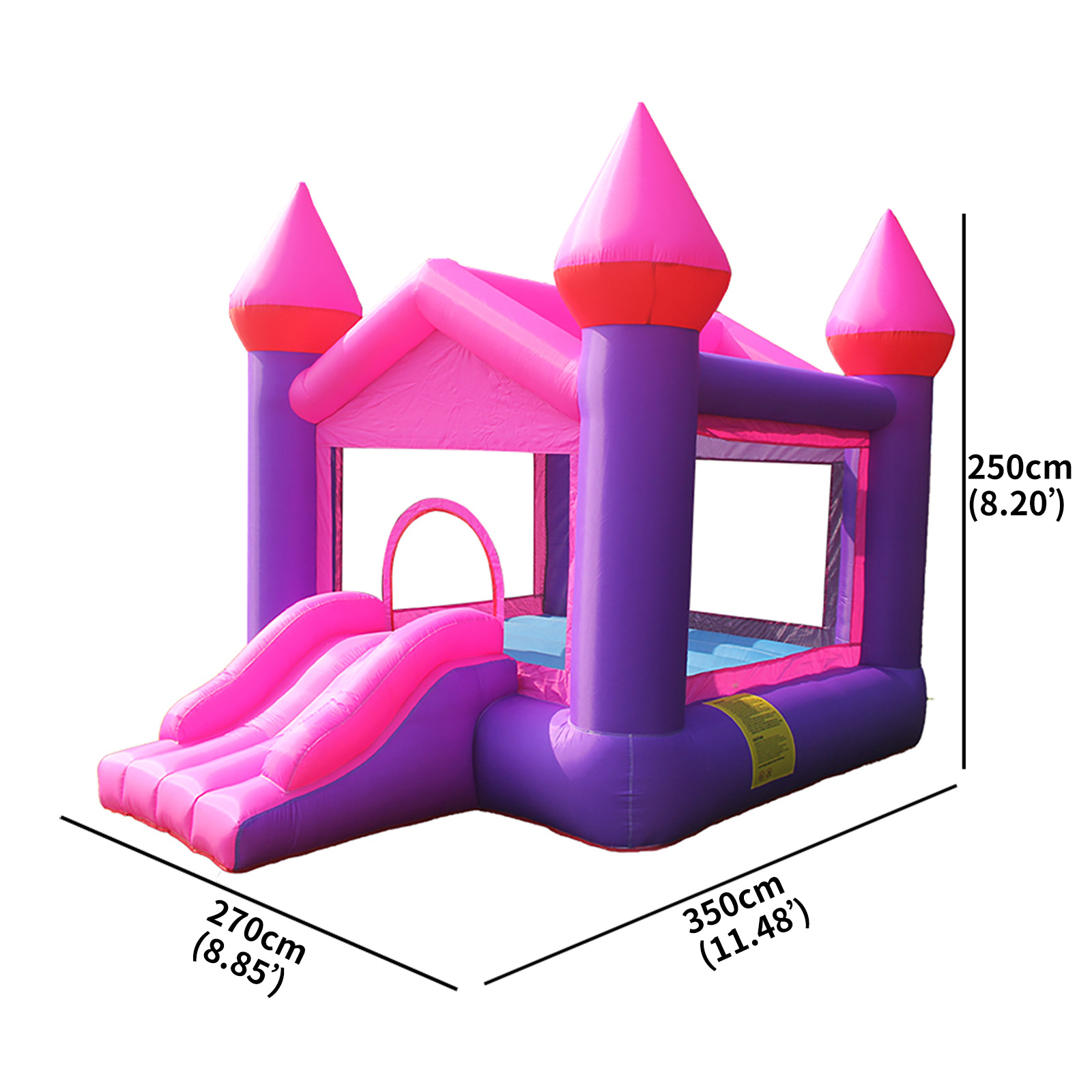Castillo inflable para el hogar, pequeño castillo inflable para fiestas infantiles en interiores, tobogán inflable, pequeño castillo inflable para juegos infantiles