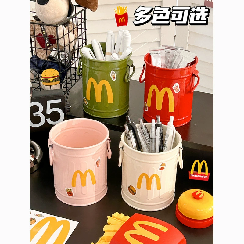 Pens holder, table storage system for elementary school students, cute stationery, brush