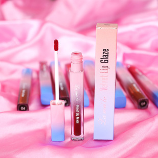 Lip Glaze Wholesale Fog Velvet Student Explosions Matte Moisturizing Lip Dye Liquid Lipstick Water Lip Honey Women Lip Gloss Lip Mud