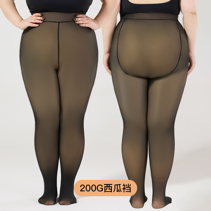 Medias de seda negras de talla grande europeas y americanas para primavera y otoño, leggings integrales negros transparentes de 80g con tono de piel, venta al por mayor en Amazon.
