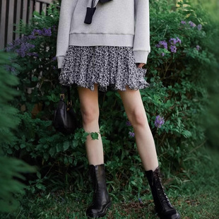 ELLE��ʽ�OӋ���黨��ȹŮ25�����¿�r�Єe��ȹС��a�ְ���ȹ
