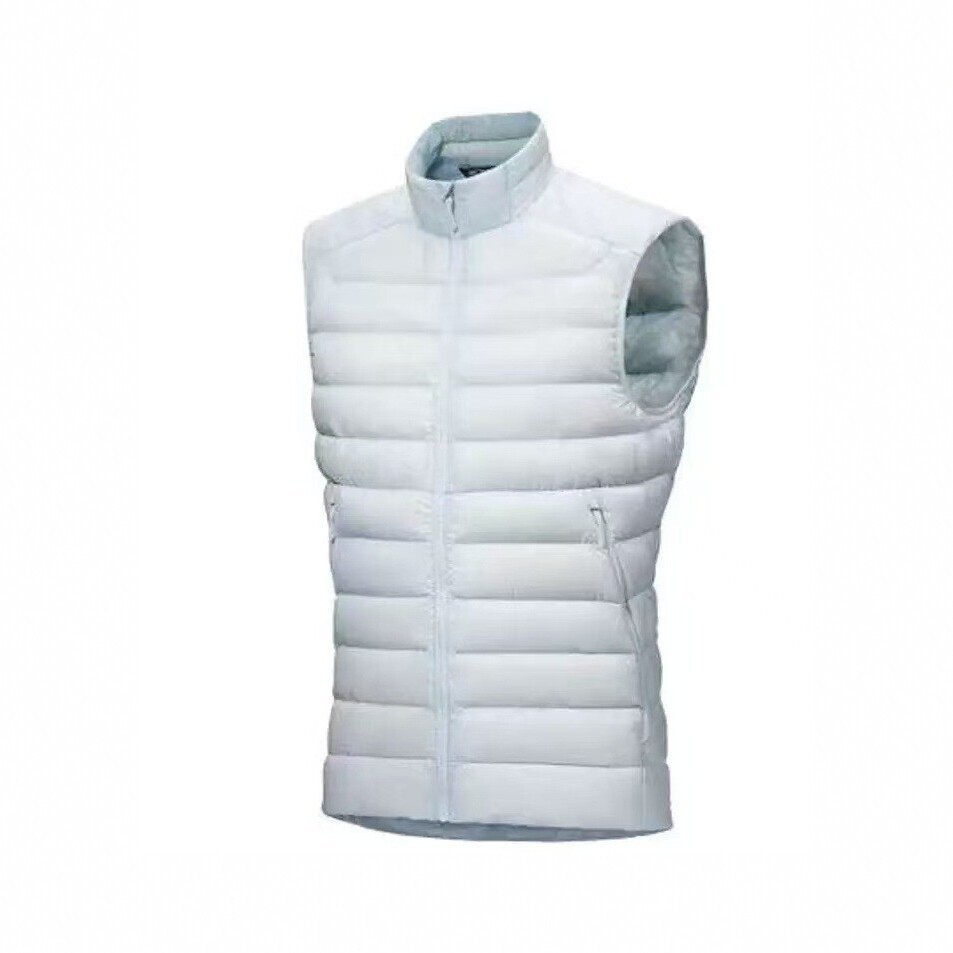 Taizhou Bird Home Affordable Down Vest, Ribbed Down Jacket, Men's and Women's Goose Down Jacket, Lightweight Outdoor Windproof Stand Collar Vest