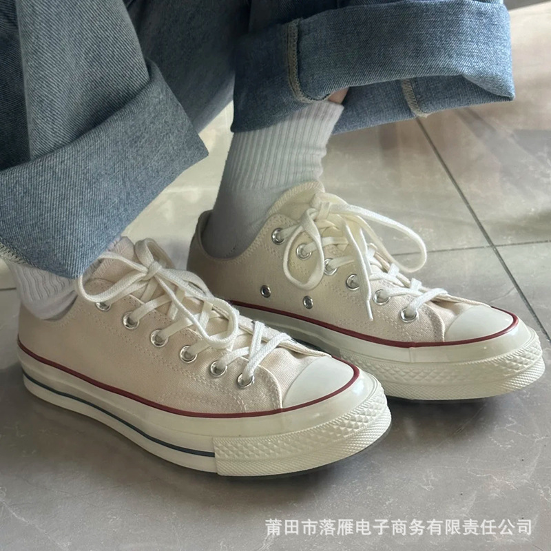 [Exclusively for Cross-Border Sales] Kuang Jiawei 1970S High-Top Canvas Shoes for Men, Low-Top Sneakers for Women, Breathable and Lightweight from Putian