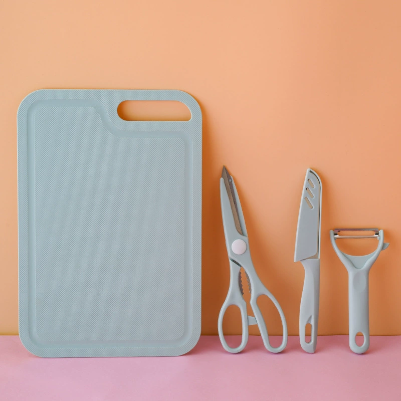 Knife and Cutting Board Set, Multi-Piece 3–5 pcs, Includes Scissors & Peeler, Gift Kit