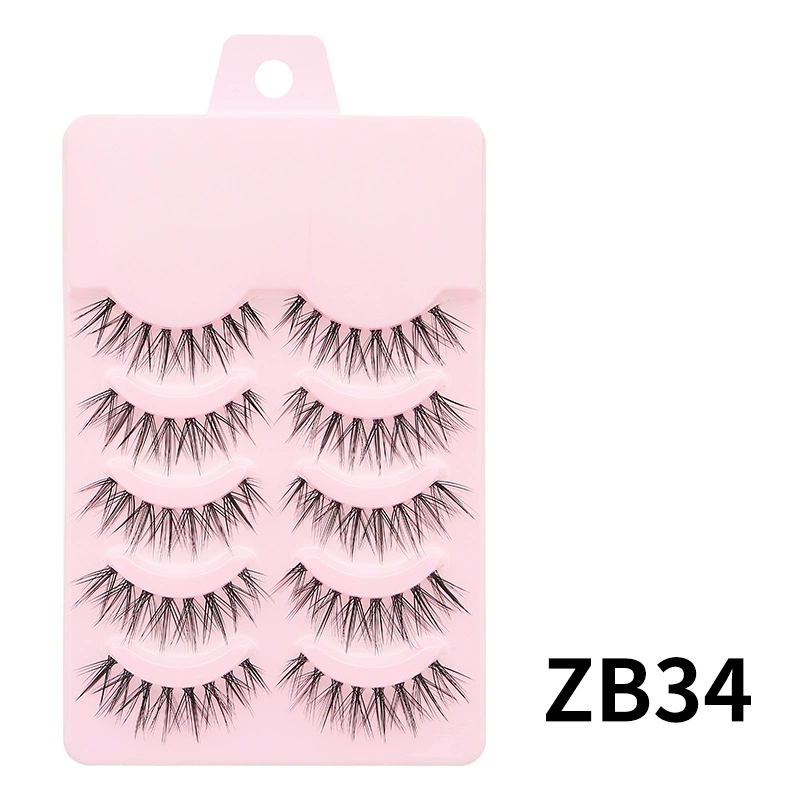 False Eyelashes DINGSEN, 5-Pair Set, Everyday & Cosplay Styles, Assorted Bands