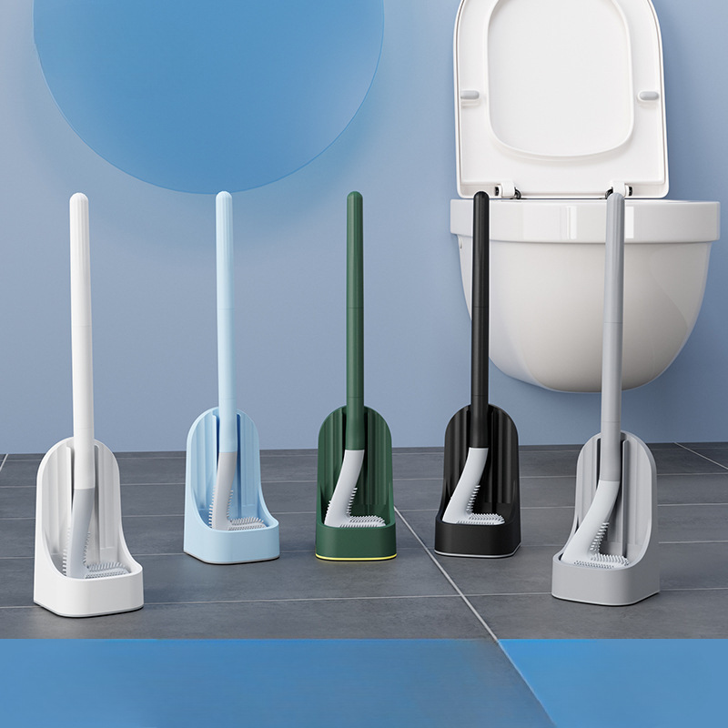 Golf Toilet Leak-proof Long-handled Brush With Base, New Model Anti-toilet Can Clean Hard-to-reach Corners, Detachable_voghion.com