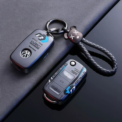 Car key bag – Cc T-Roc Golf 7 - no-specifications-model-b-black-warrior-violent-bear-braided-rope