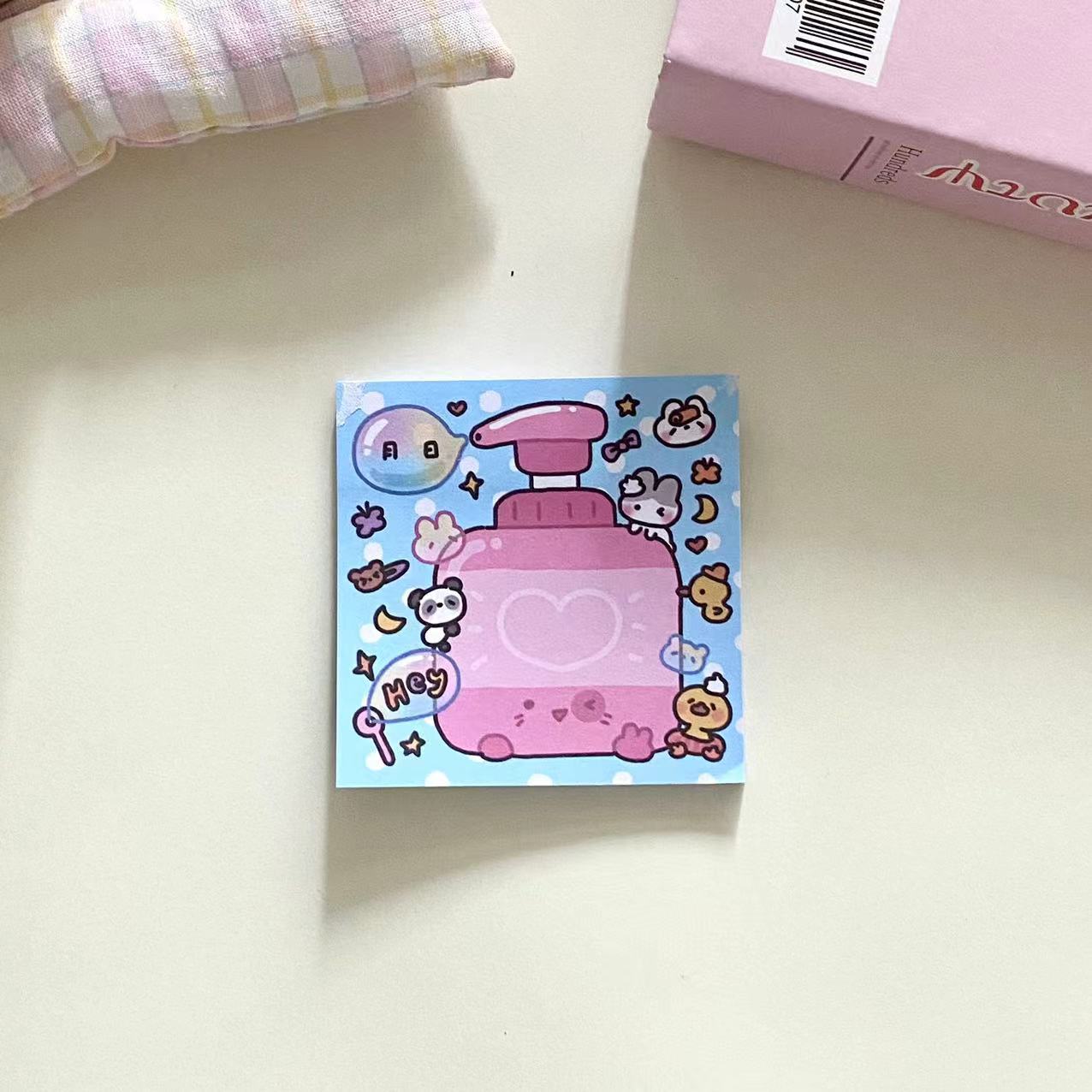 어린애 같은 스티커 메모 - 샤워 젤