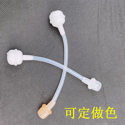 大口径奶嘴吸管组配件宽口奶瓶水杯吸管组带转换头钢珠广口硅胶管|ms