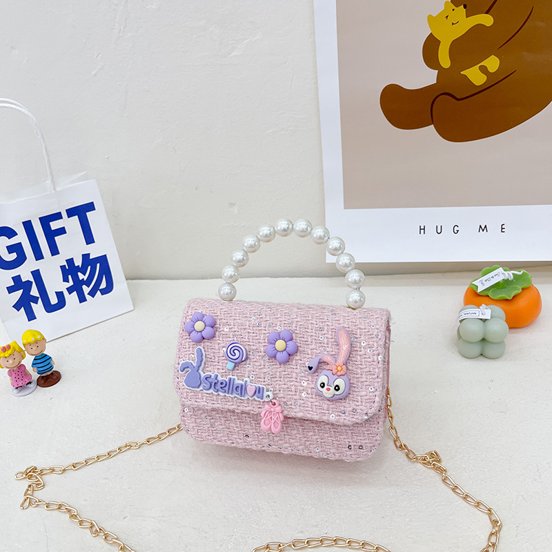 Bolsa de mensajero para niños hombro moda occidental princesa estilo coreano niña linda bebé 2022 nuevo bolso monedero
