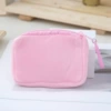 Glossy square bag pink