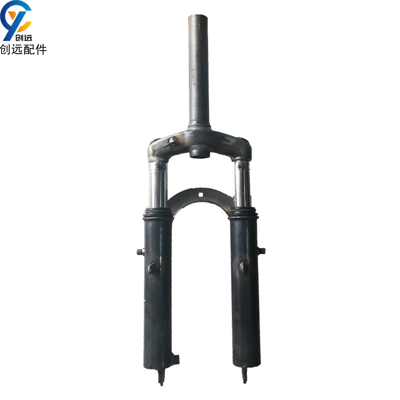 Amortiguador de choque en blanco horquilla delantera de bicicleta eléctrica horquilla delantera de aleación de aluminio horquilla delantera de bicicleta eléctrica de litio tenedor directo de fábrica