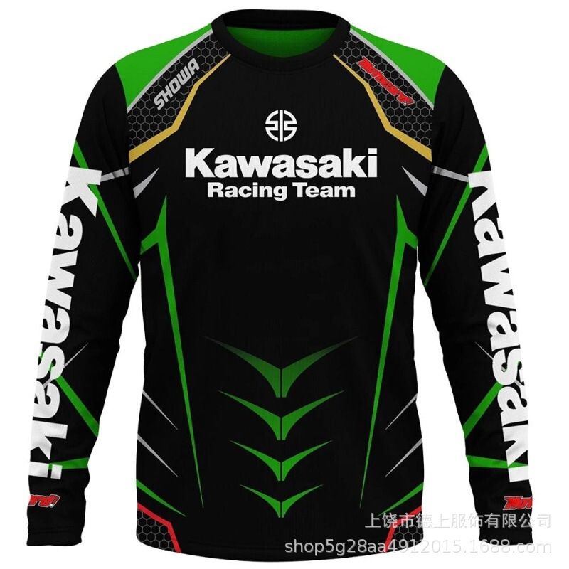 Men's T-Shirt Motogp Team Uniform Cultural Shirt Racing T-Shirt Summer Motorcycle Short-Sleeved Motorcycle Quick-Drying Breathable