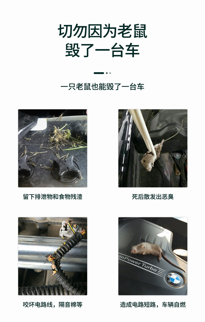 Powerful Rat Repellent Paste, Car Anti-Rat Device, Vehicle Engine Compartment Rat Repellent, Special Rat Repellent Tool
