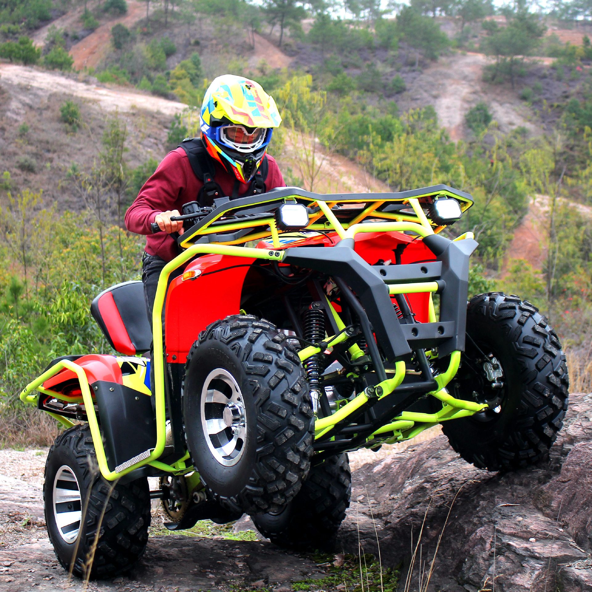 Wolf Warrior 200CC ATV GY6 Loncin Engine Scenic Area Jungle Crossing…