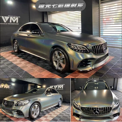Auto Color Change Film – Paint Protection Film, Uv Resistant - matte-colorful-laser-gray-152-18m