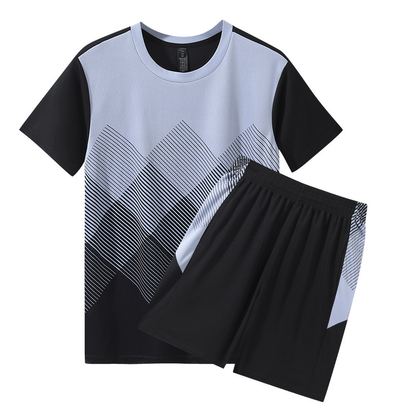 Casual Clothes for Boys and Girls Summer Ice Silk Quick-drying Sportswear for Couple suit Short-sleeved Top Running T-shirt Basketball