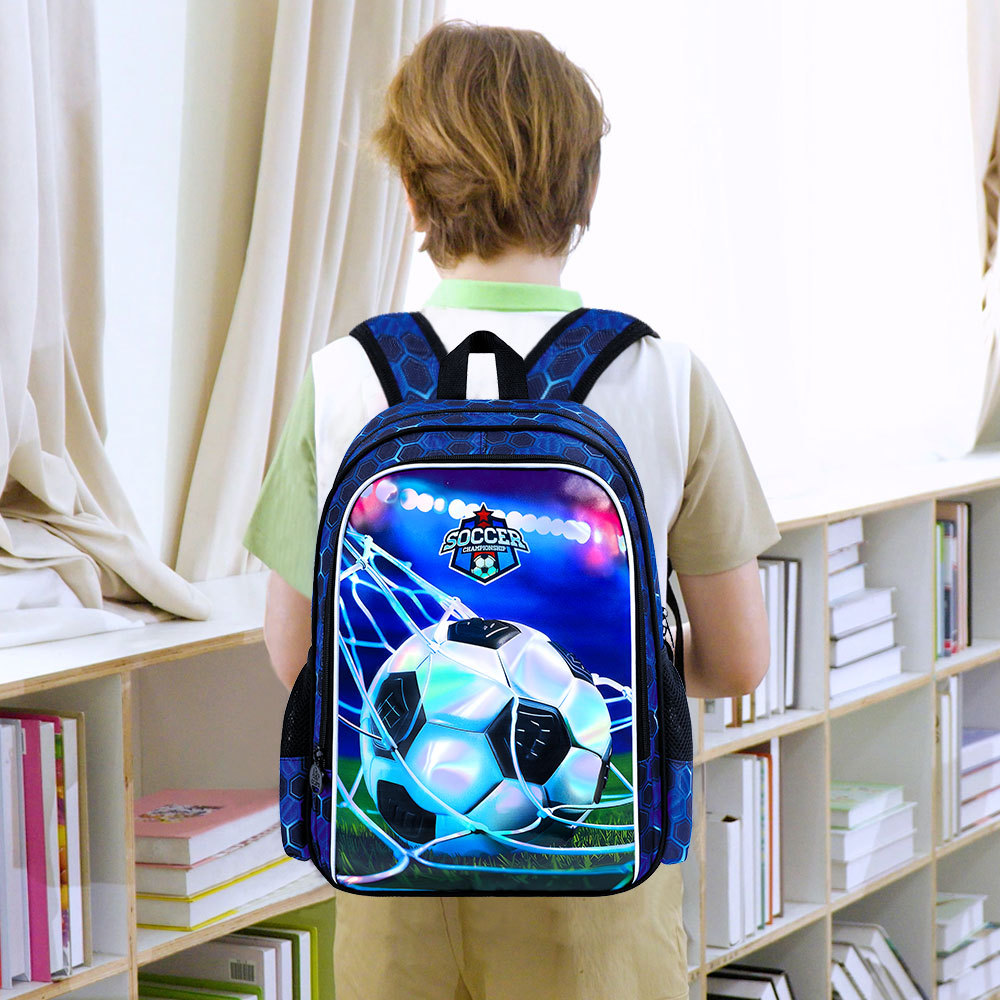 Mochila para niños de comercio exterior, mochila escolar para niños y niñas, mochila casual linda de dibujos animados impermeable y resistente al desgaste de gran capacidad