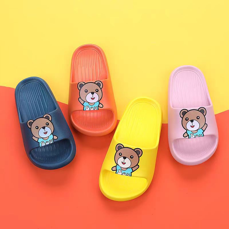 Sunshine Road Children's Slippers, Summer Soft-Soled, Comfortable Bathroom Non-Slip Indoor Home Slippers for Boys and Girls