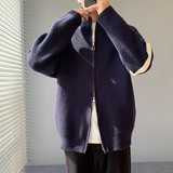 2026年秋季青少年运动宽松圆领长袖针织衫透气罗纹底摆腈纶，男装针织衫/毛衣，星座614