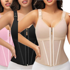 ウエストベルト Amazon 強化版シェイプコルセット女性用プッシュアップウエストバンドおなかコントロールブラジャーベストシェイプトップ