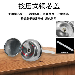 Wholesale press type copper core alcohol bottle cap universal durable industrial grade anti-corrosion anti-volatile alcohol bottle cap