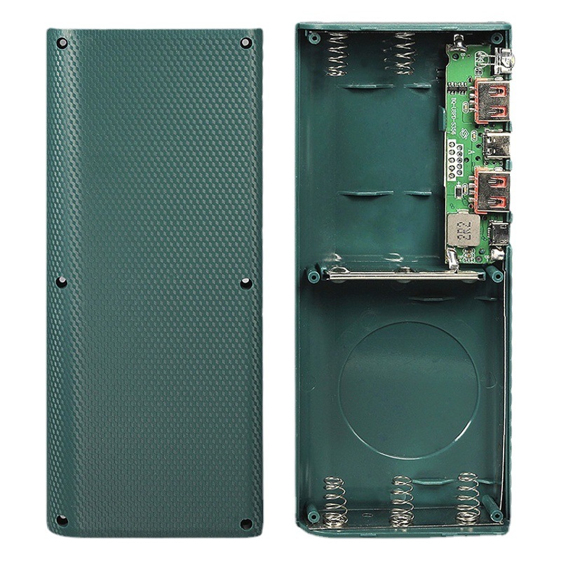 5-Sección 21700 caja de batería de soldadura libre 20650 fuente de alimentación móvil anidamiento PD flash carga inalámbrica de carga rápida tesoro Shell