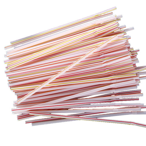 Disposable colored elbow plastic 100-pack straws, bendable and lengthened juice drink milk tea soy milk straws