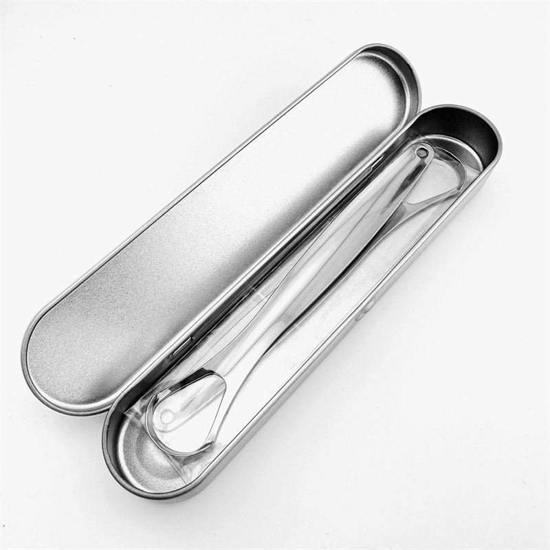 작은 숟가락 철 상자 2 팩