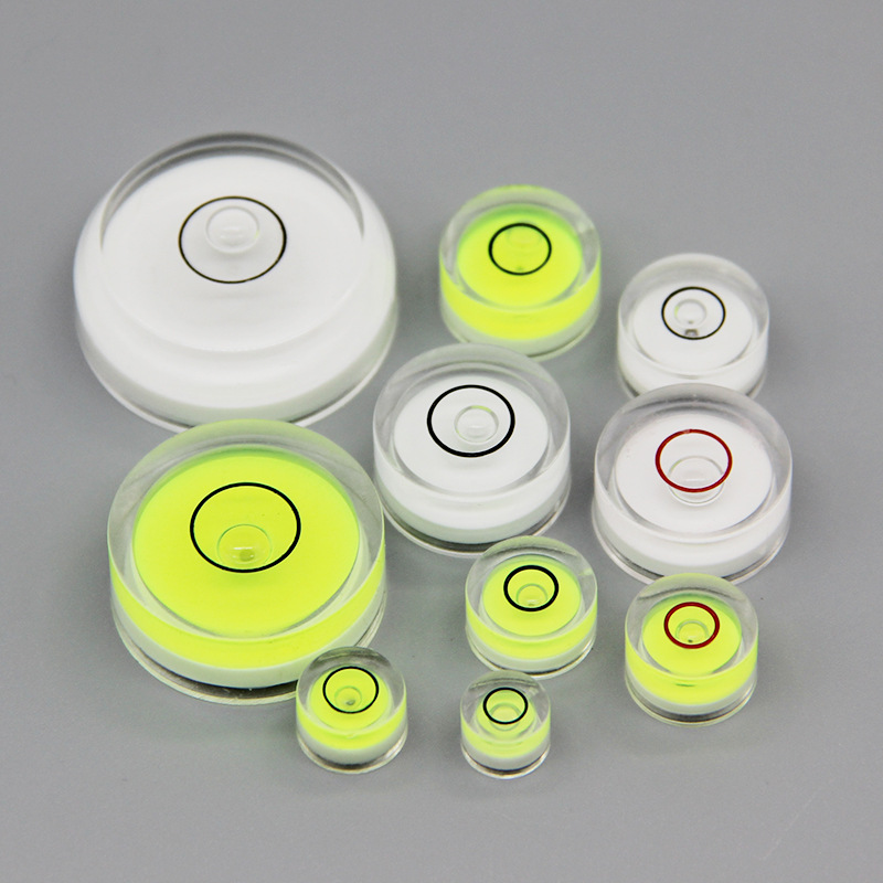 塑料圆水准泡水平珠激光水平仪便携水准器迷你小型水平气泡