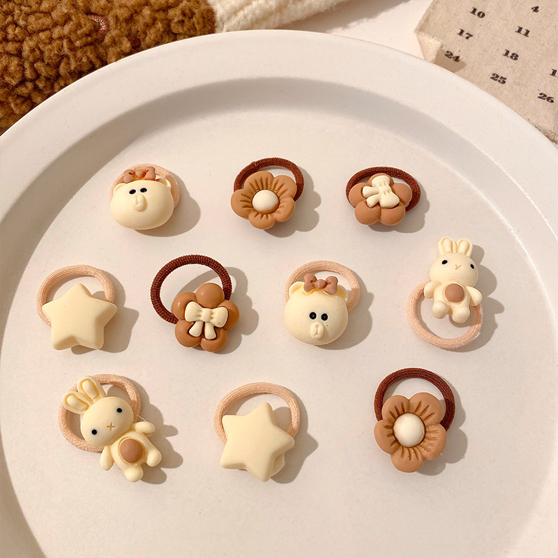 Cuerda para el cabello de atadura de bebé, diadema para el pulgar de los niños, tocado para la cabeza de bebé, cuerda para la cabeza de bebé, no daña el cabello, gomas elásticas, accesorios para el cabello de niñas