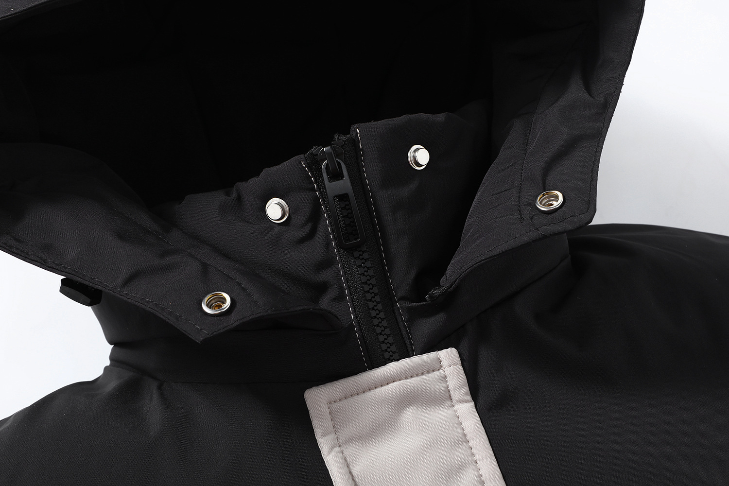 Color blocked down for men, mid o long winer clohing, new fashion, personaliy, rend, ho selling men's coon_voghion.com