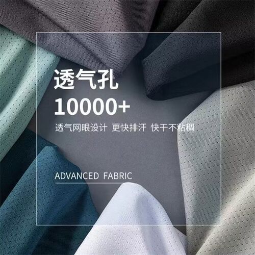 Mesh Ice T-Shirt for Men - Summer Short Sleeve Pure Color Loose Fit Plus Size Half Sleeve Quick Dry Breathable Sports T-Shirt
