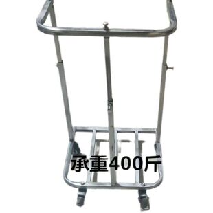 Bagging Rack, Bag Clearance Support Rack, Agricultural Tool Bag Support, Mobile Grain Packaging Corn with Wheels