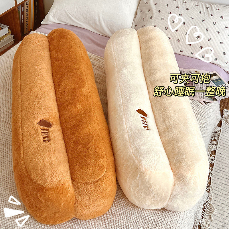 침대 옆 부드러운 대형 등받이 침대 베개 쿠션 베개 소녀는 책을 읽고 휴대 전화 소파 허리 베개를 가지고 자고 있습니다.
