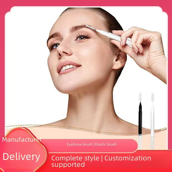Wild eyebrow brush disposable eyebrow brush soft eyelash brush color eyebrow brush beauty makeup tools spiral small brush manufacturers