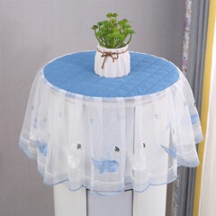縦型エアコン防塵カバー家庭用円筒形エアコンカバー布芸カバー刺繍電源を入れない