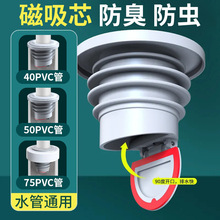 厨房防反水止回阀下水道50pvc排水管止逆阀地漏防臭神器洗衣机塞