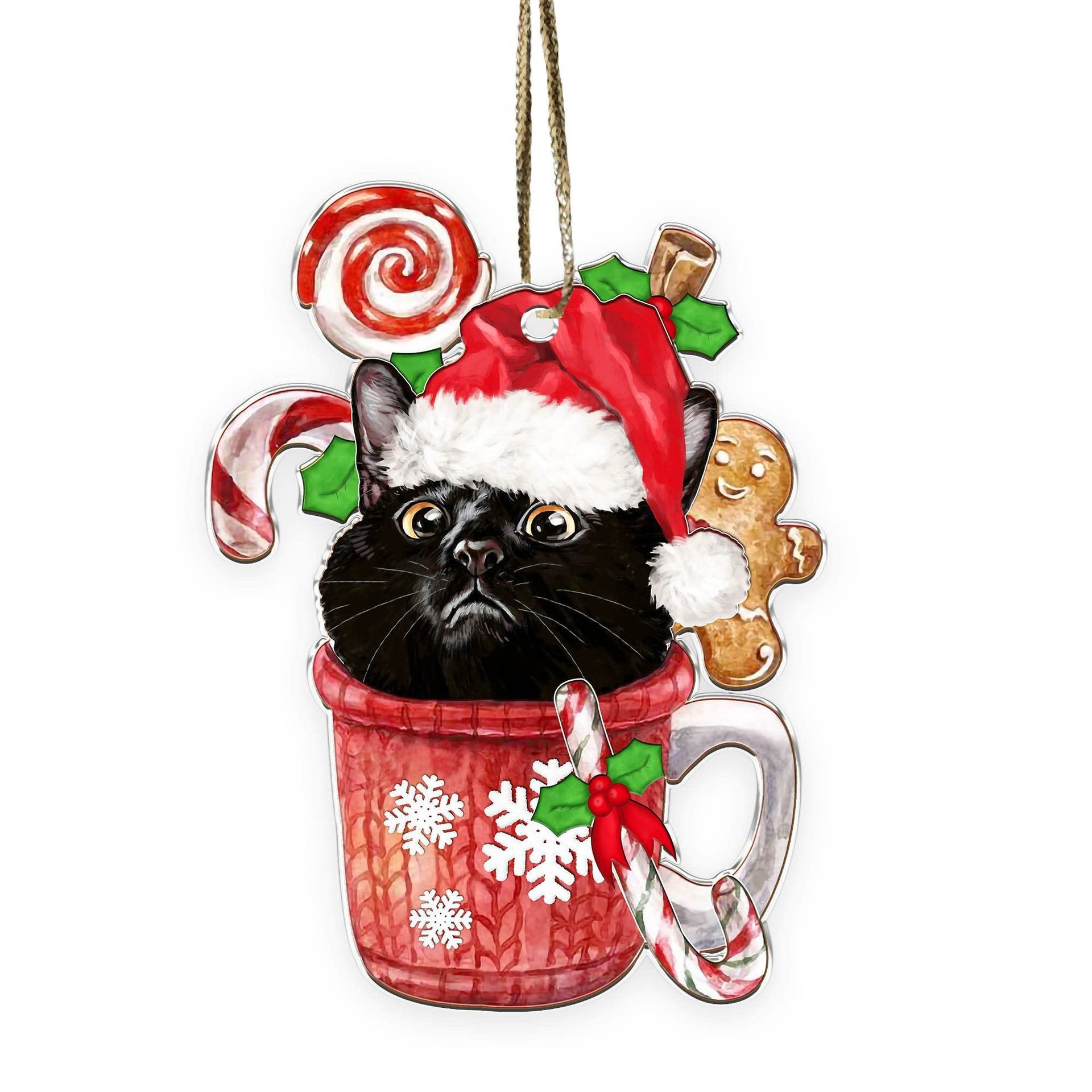 跨境亚克力七彩动物汽车挂件车内后视镜装饰品挂饰圣诞节装饰挂件