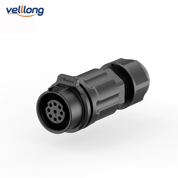 IP68 waterproof power socket connector EW-LP16 panel plastic 2/3/4/5/7/8/9 aviation plug