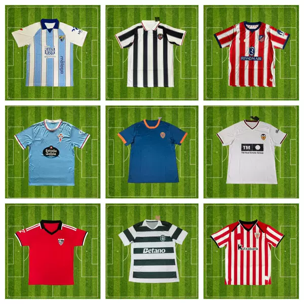 2627 Thai Version Cross-Border Spanish Football Jersey of Atletico Madrid, Betis, Bilbao, and Lisbon Soccer Jersey