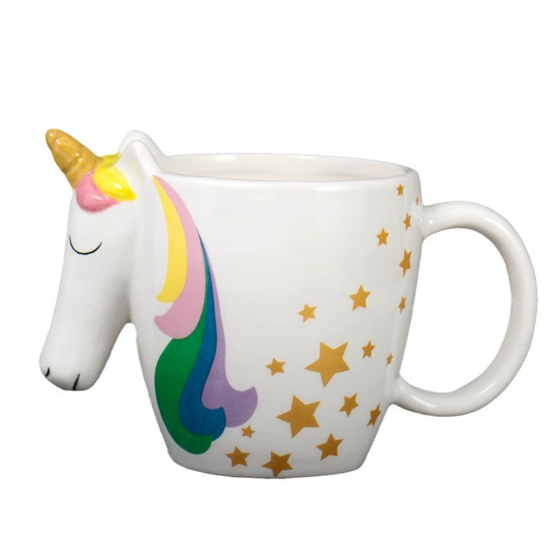 Строгий отбор европейских и американских единорогов чашка Ceramic Cup Milk Breakfast Cup Rainbow Mak Capital Cup Home Creative Mark Cup