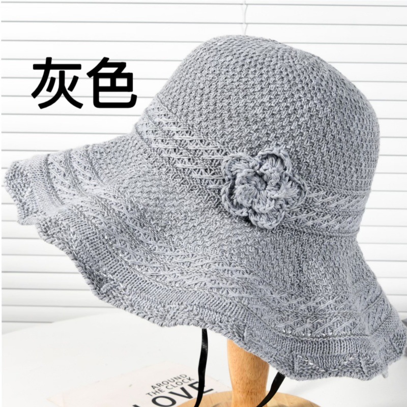 Sombrero paja ala ancha con lazo verano