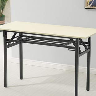 Simple Foldableing Table Rectangular Training Table Stall Table Outdoor Study Desk Conference Long Table Dining Table Abudu Art
