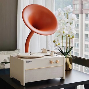 European-style vinyl record player phonograph Bluetooth audio radio multi-functional integrated speaker living room decoration gift
