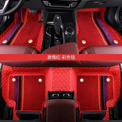 Ayaqaltılar (Kovriklər) — to Create Embedded Floor Glue - red-nappa-leather-red-striped-imitation-cashmere-blanket