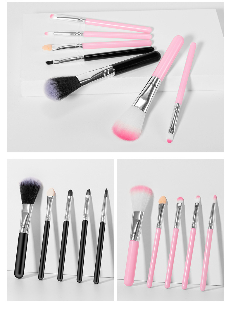 Grenzüberschreitender Make-up-Pinsel-Set, Foundation-Pinsel, Lidschatten-Pinsel, Rouge-Pinsel, Beauty-Tools, tragbares kleines Set, Original vom Hersteller Großhandel