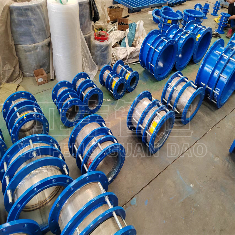 加工碳钢双法兰限位伸缩器 厂家现货泵阀管路接头钢制伸缩接头