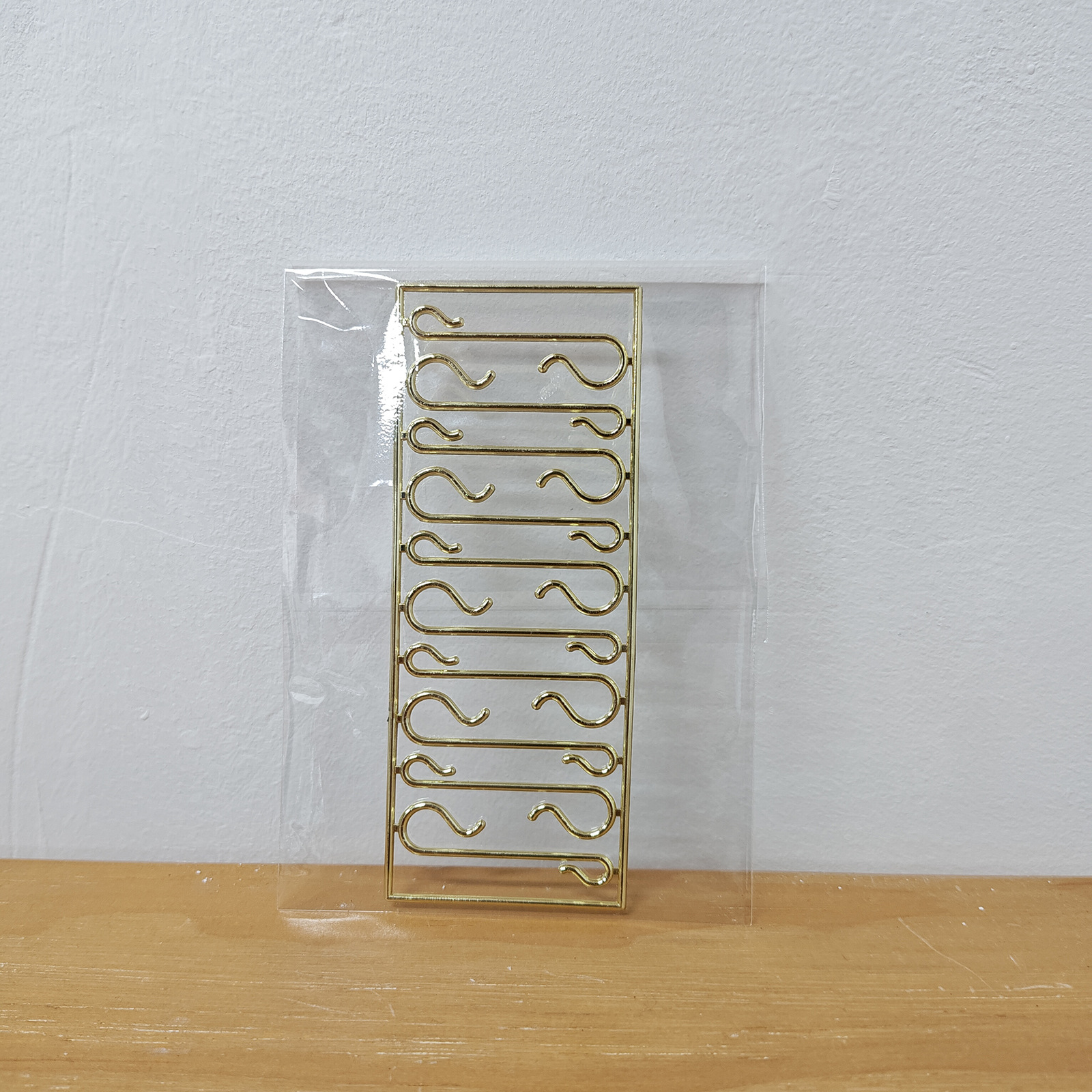 Christmas S Hook Pendant Christmas Tree Accessories Golden Hook Transparent Color Christmas S Hook Decoration_voghion.com