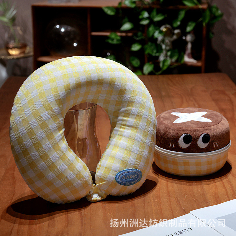 Fábrica directa almohada en forma de U cuello almohada de algodón de memoria viaje almohada de oficina para dormir almohada de regales para chicas